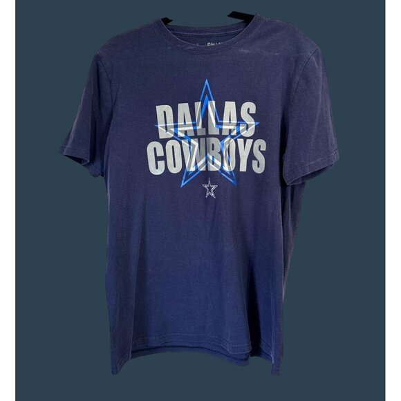 Dallas Cowboys Authentic Navy Blue T-Shirt Size M - Picture 1 of 6